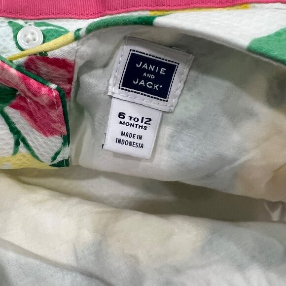 Janie & Jack 6-12 Months Lemon Print Baby Dress - Picture 5 of 5